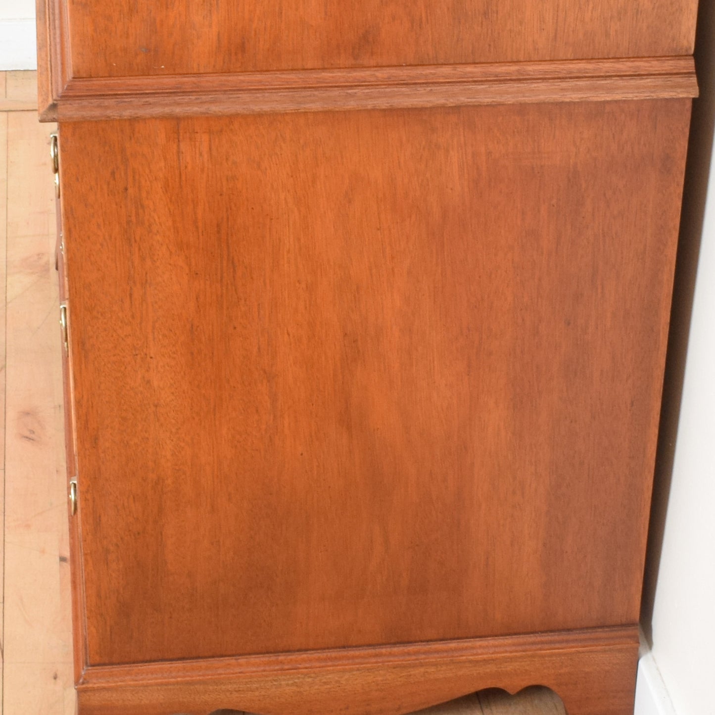 Restored Mahogany Linen Press