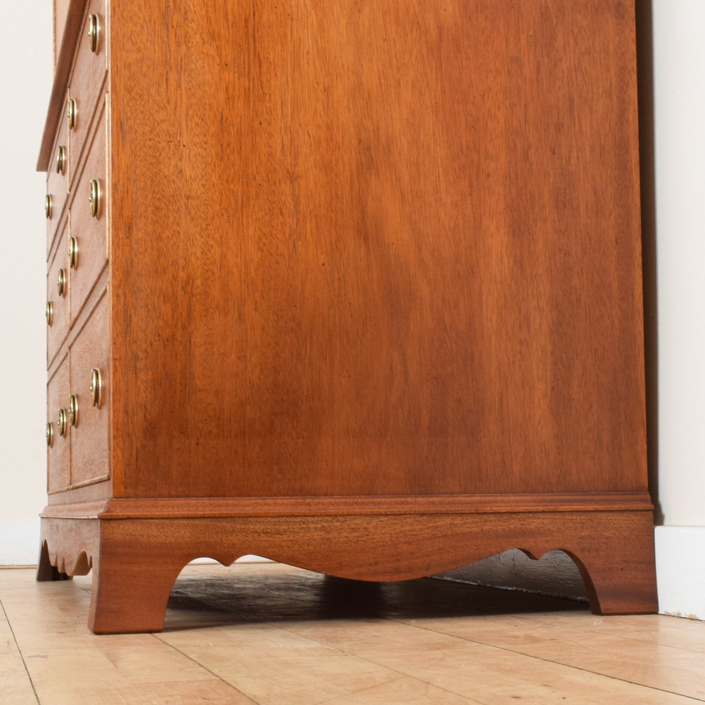 Restored Mahogany Linen Press