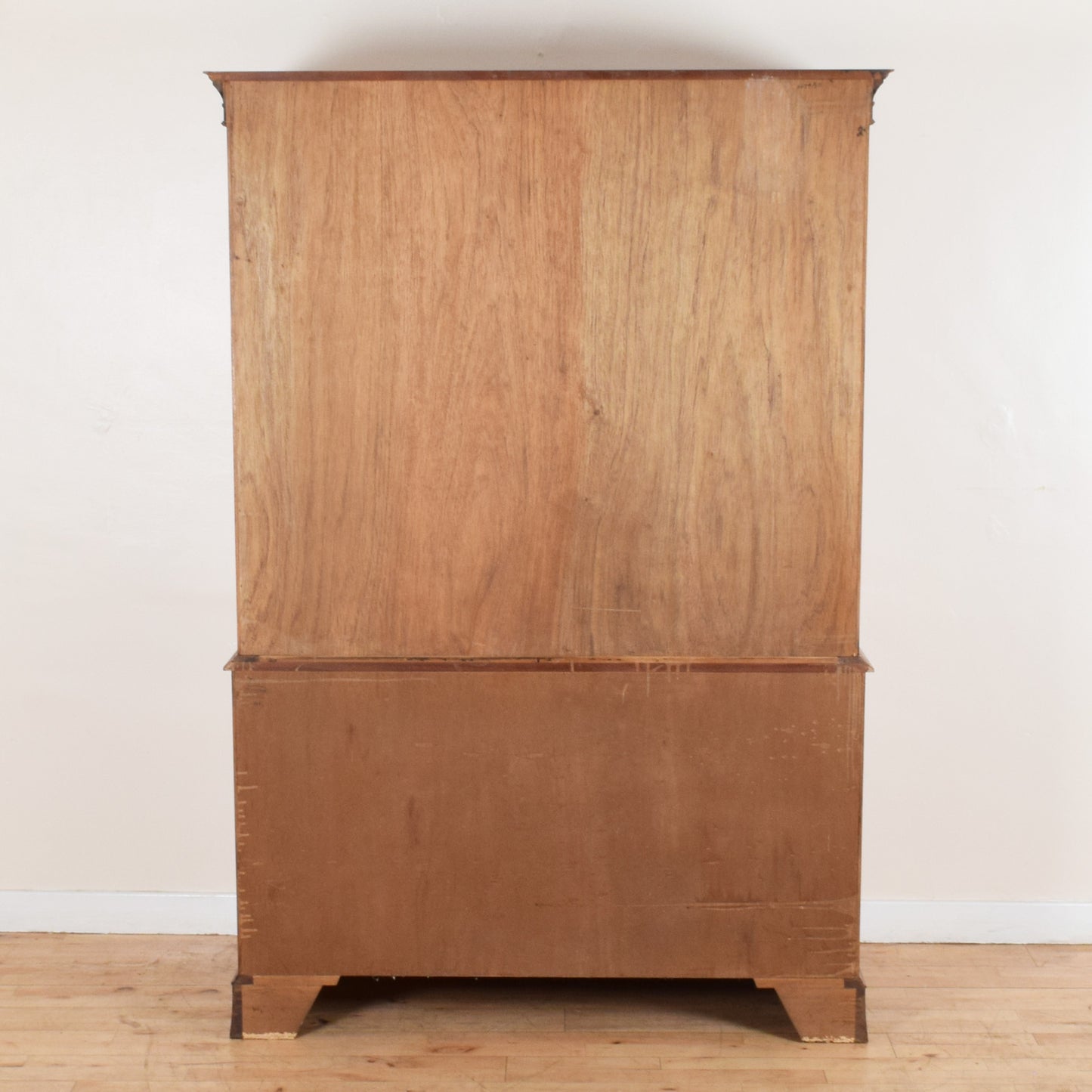 Restored Mahogany Linen Press