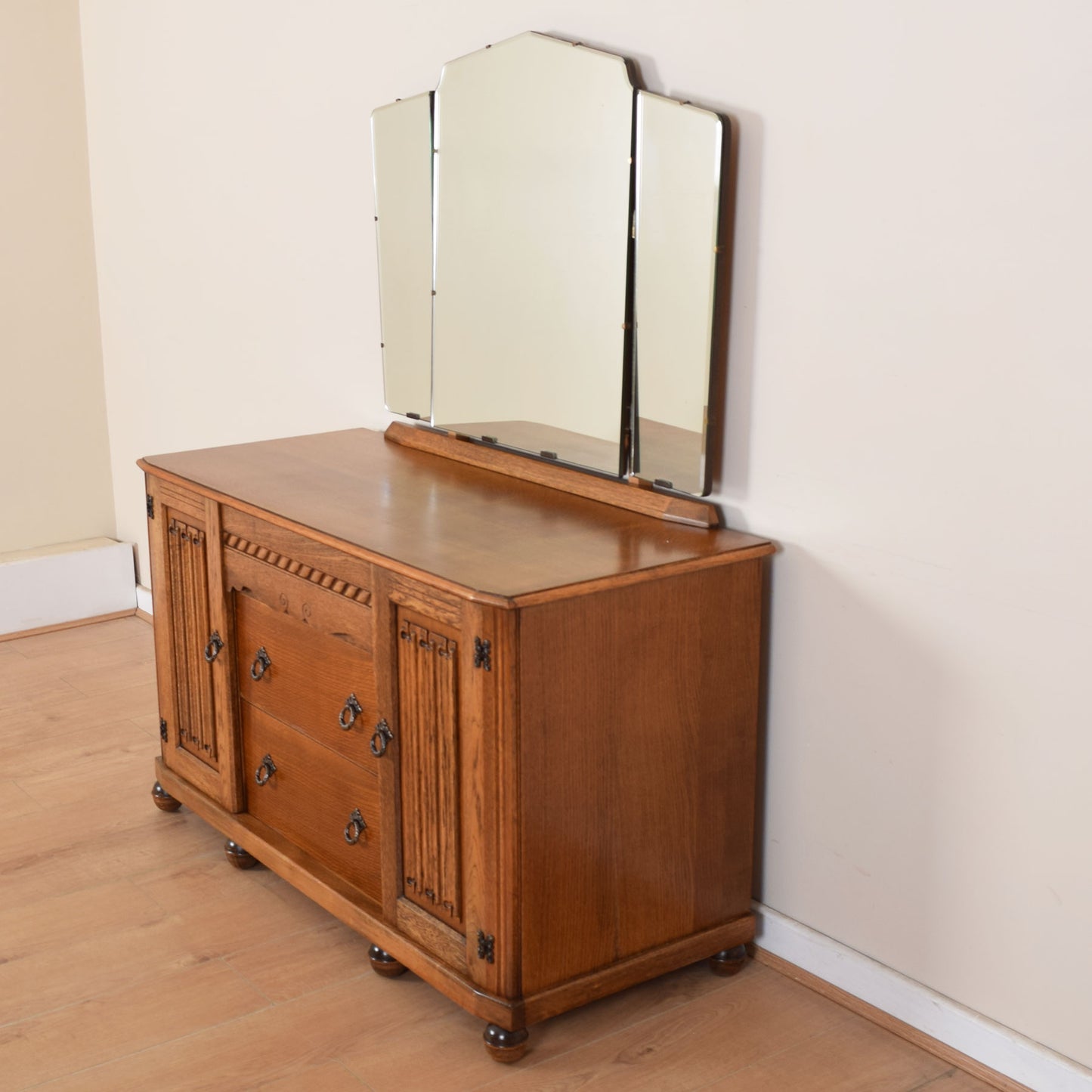 Linenfold Dressing Table