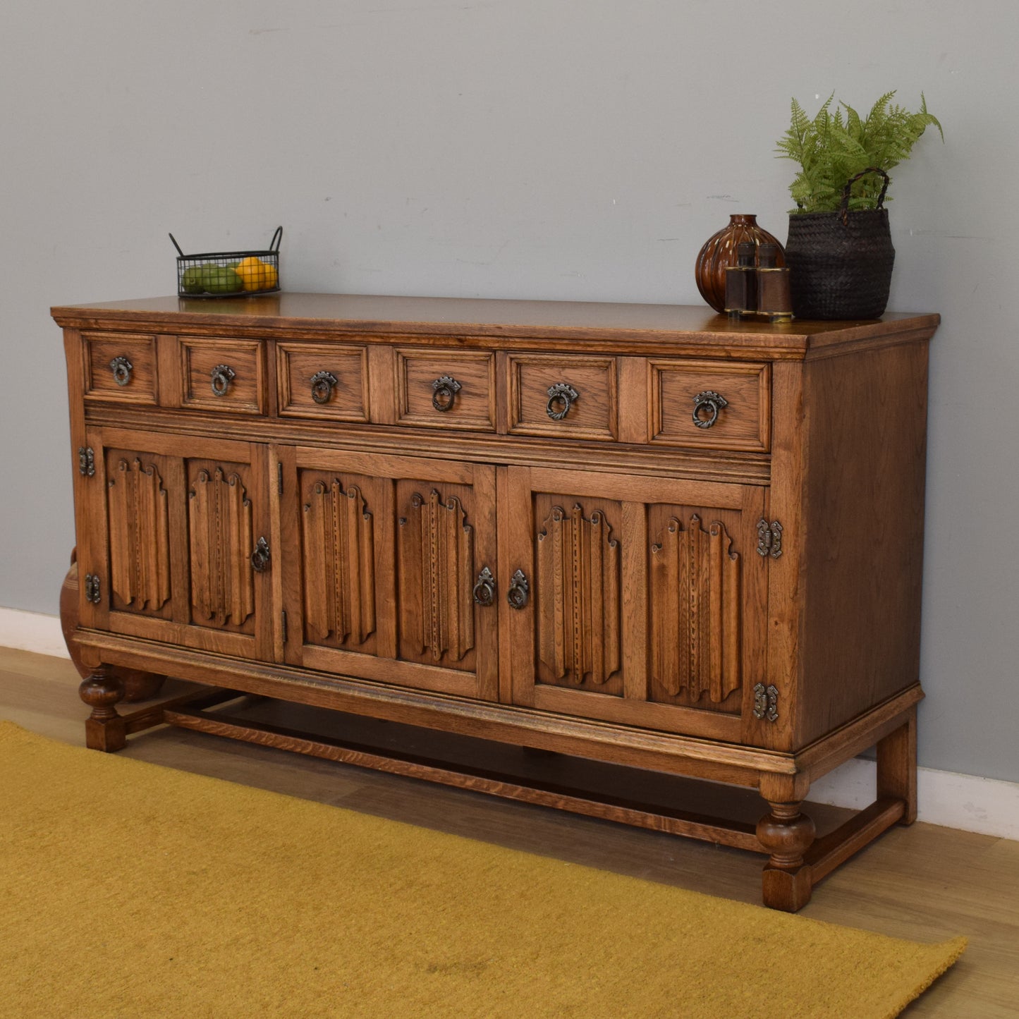 Large Oak Sideboard