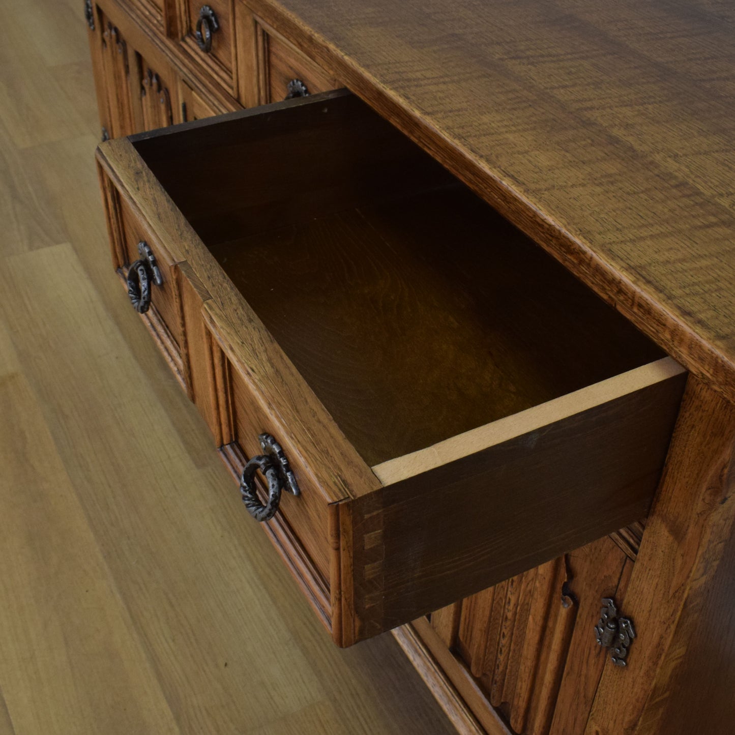 Large Oak Sideboard