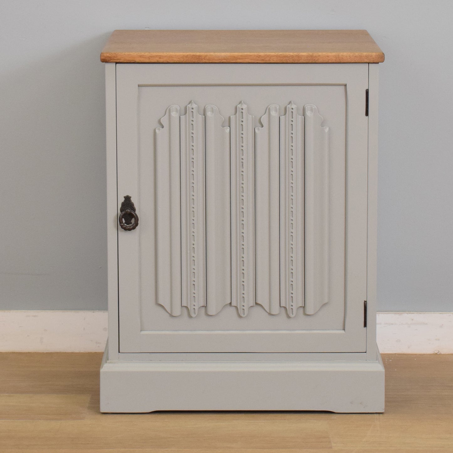 Painted Linenfold Cupboard