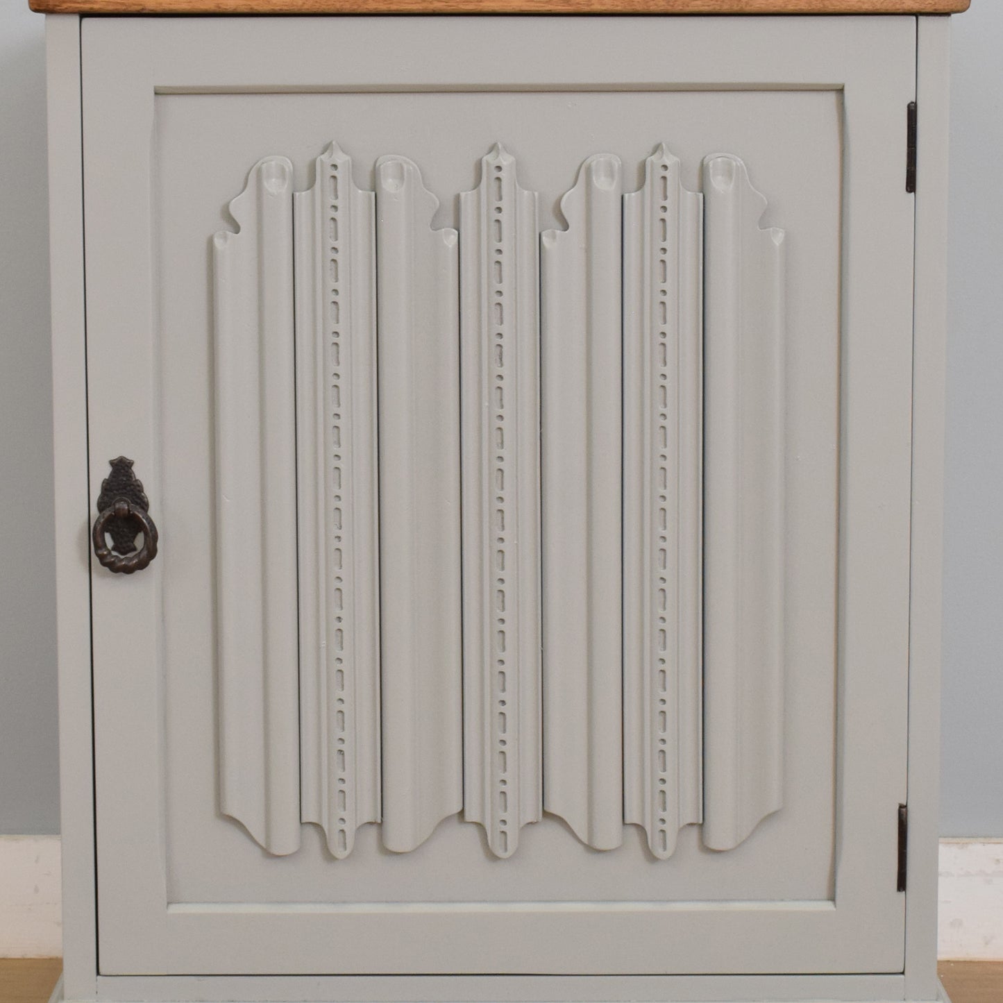 Painted Linenfold Cupboard