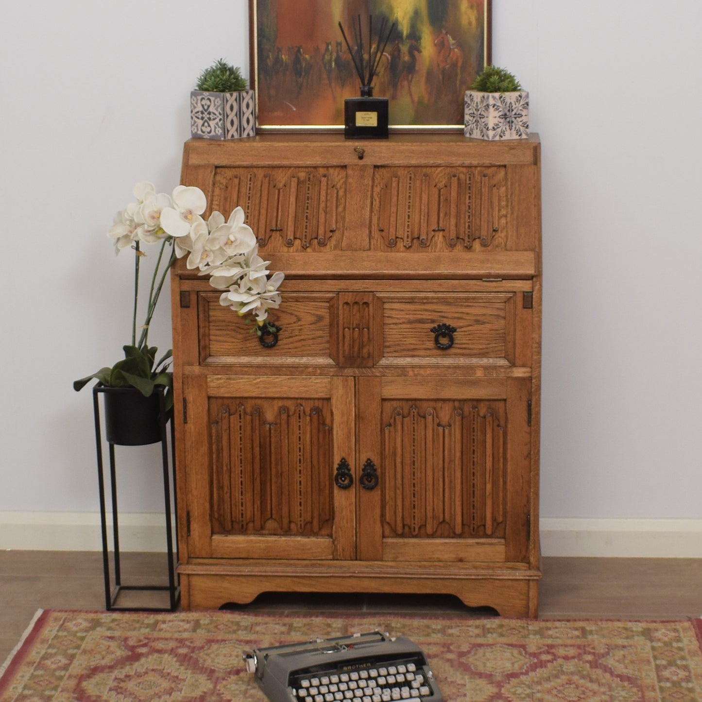 Restored Oak Bureau