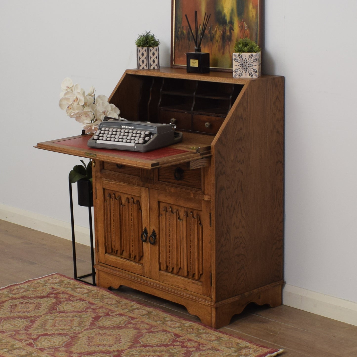 Restored Oak Bureau