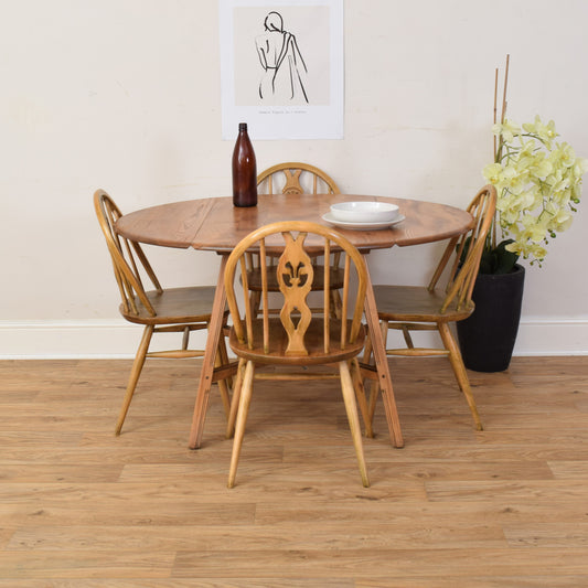 Ercol Table And Four Chairs