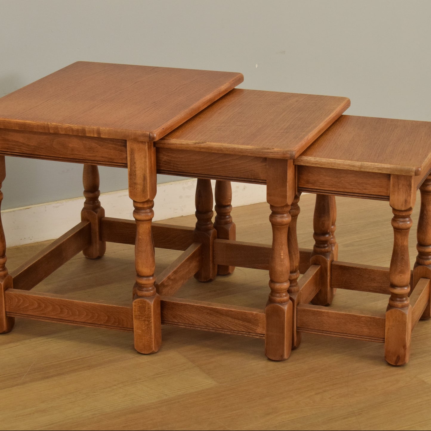 Restored Nest of Three Tables