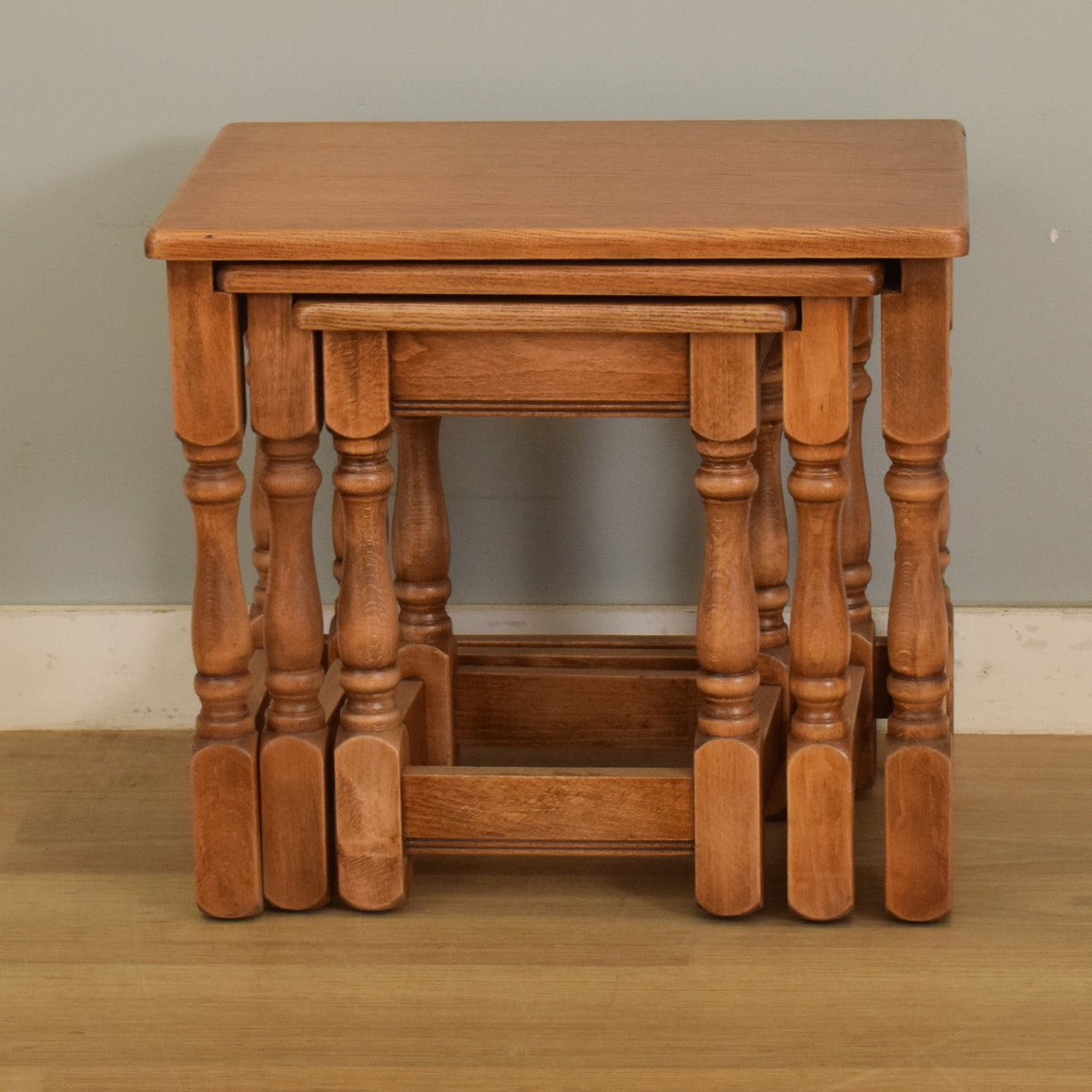 Restored Nest of Three Tables