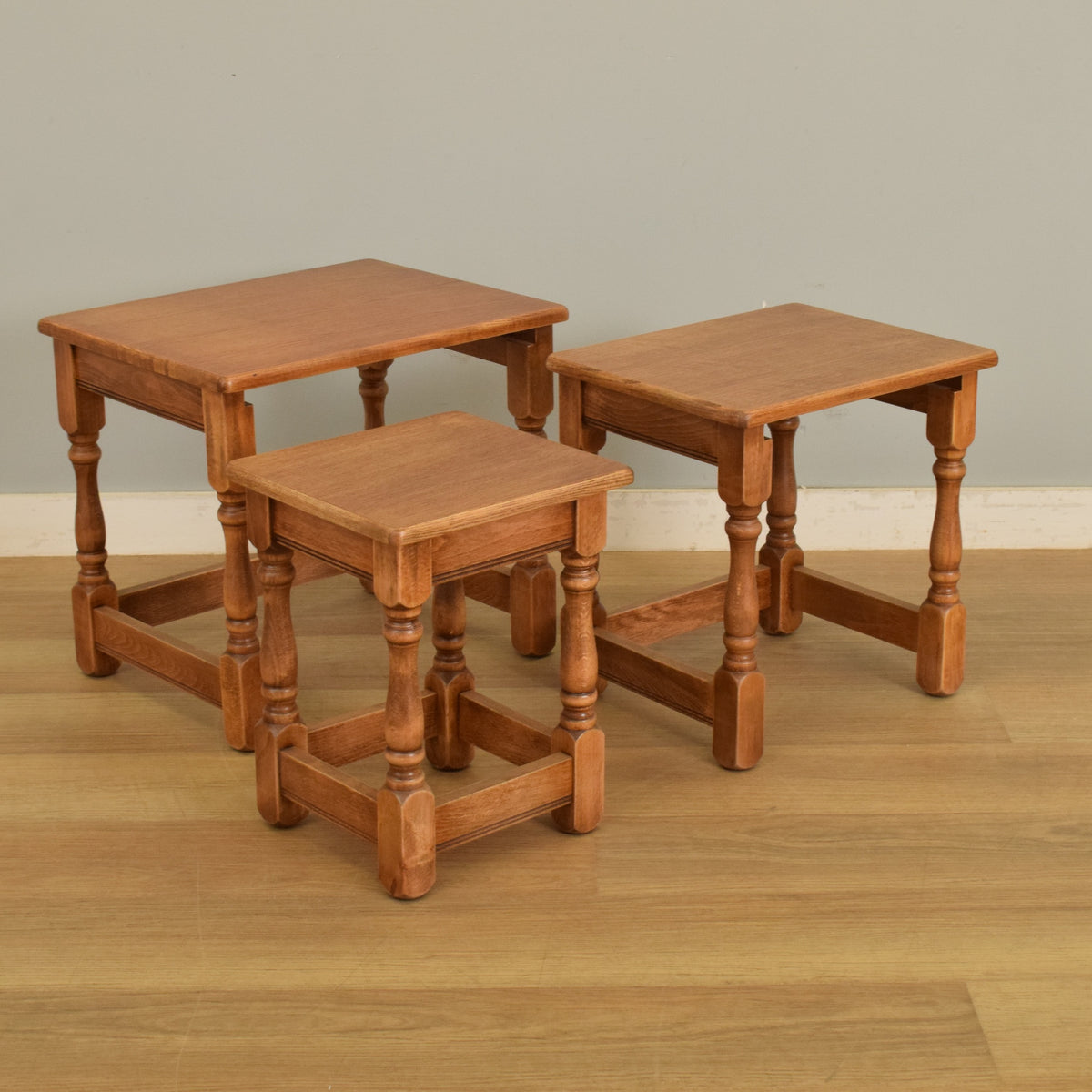 Restored Nest of Three Tables