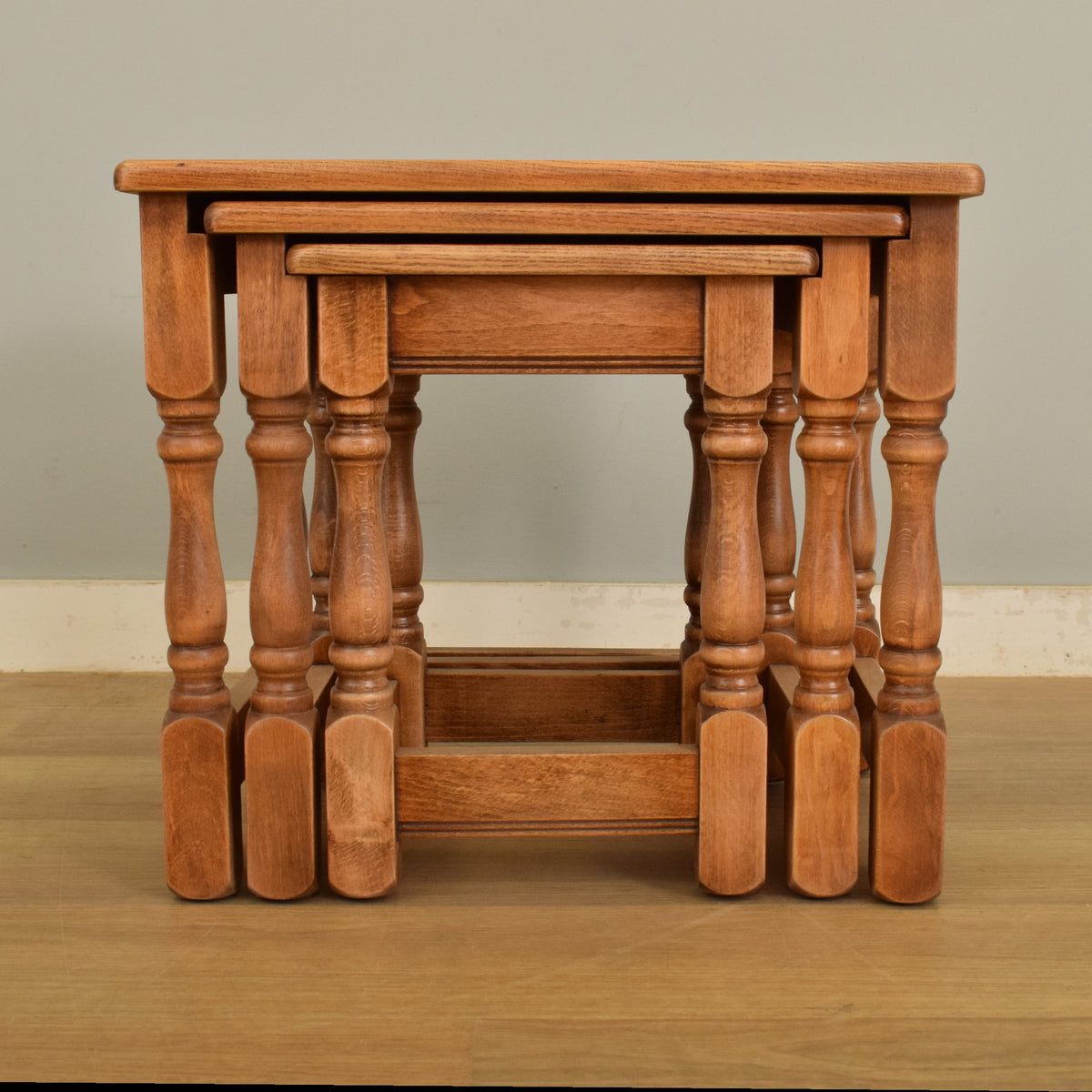 Restored Nest of Three Tables