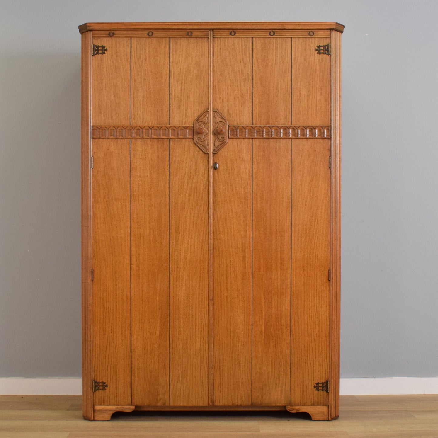 Restored Oak Ladies Wardrobe