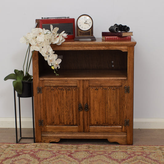 Restored Oak TV Cabinet