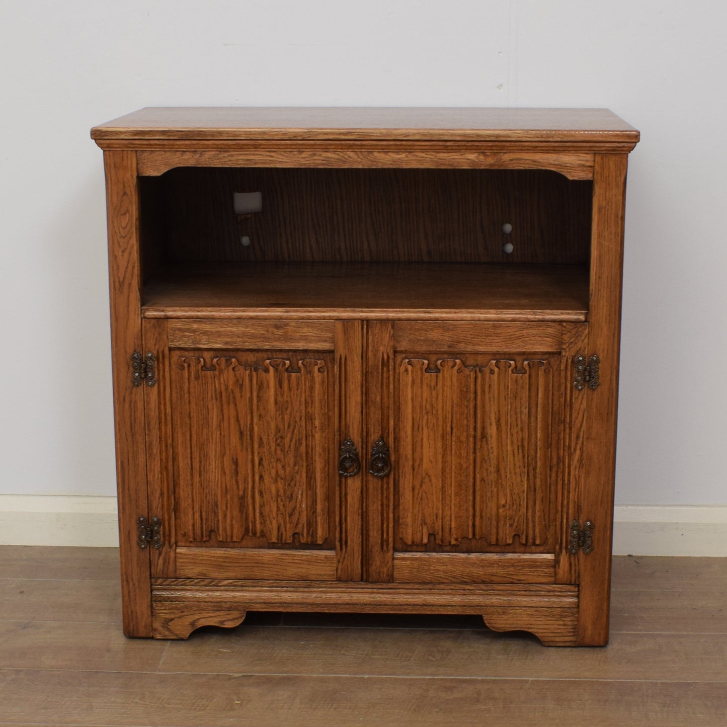 Restored Oak TV Cabinet