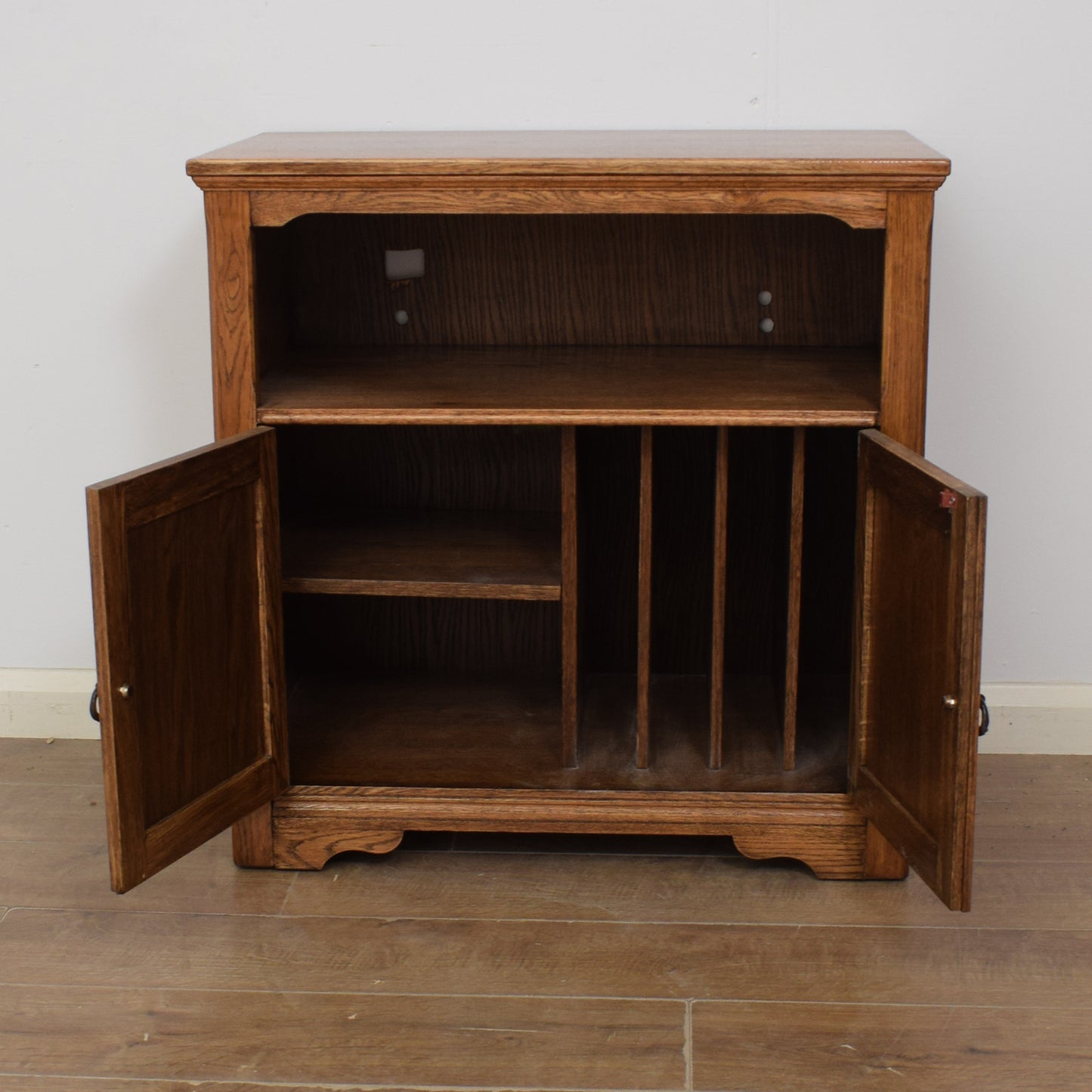 Restored Oak TV Cabinet