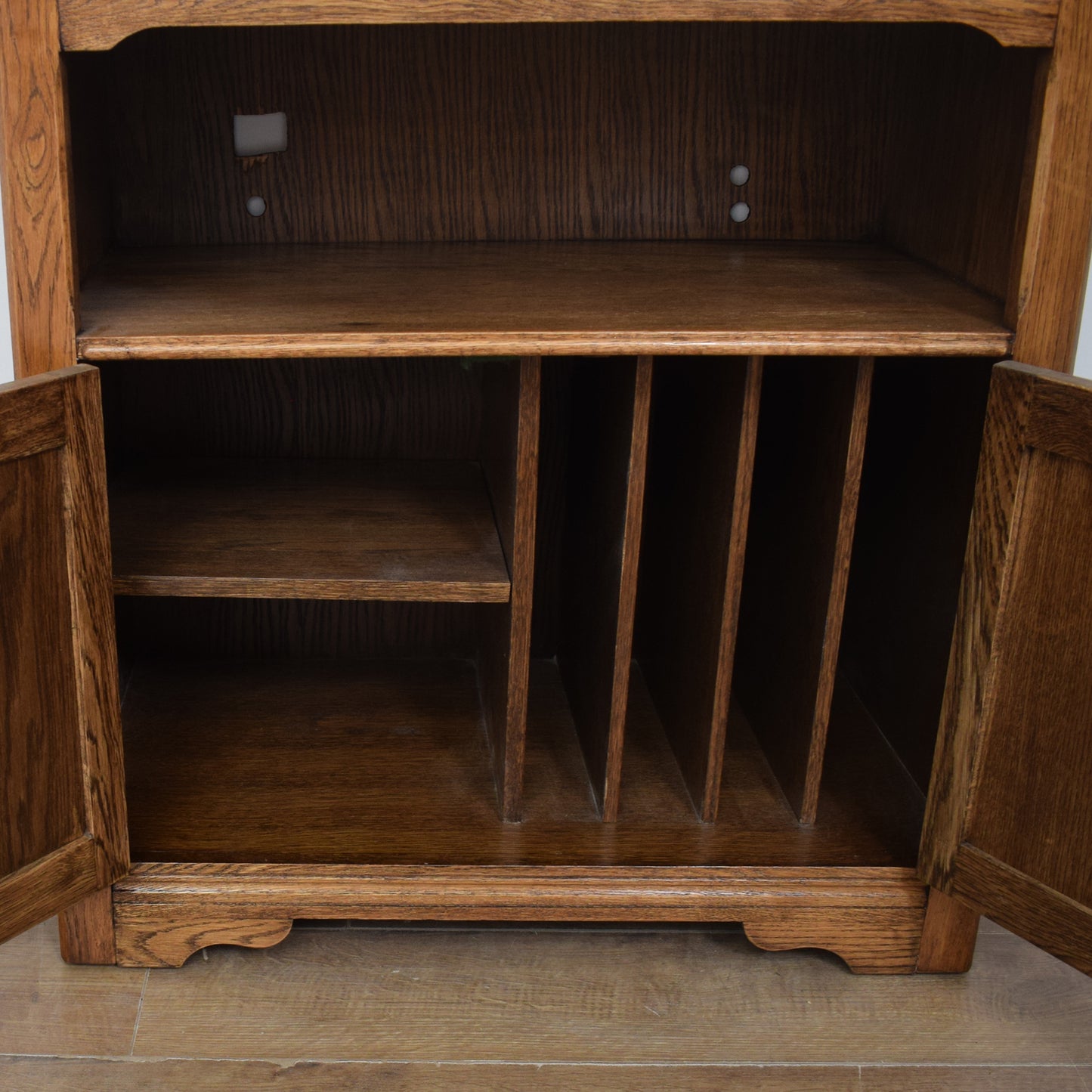 Restored Oak TV Cabinet