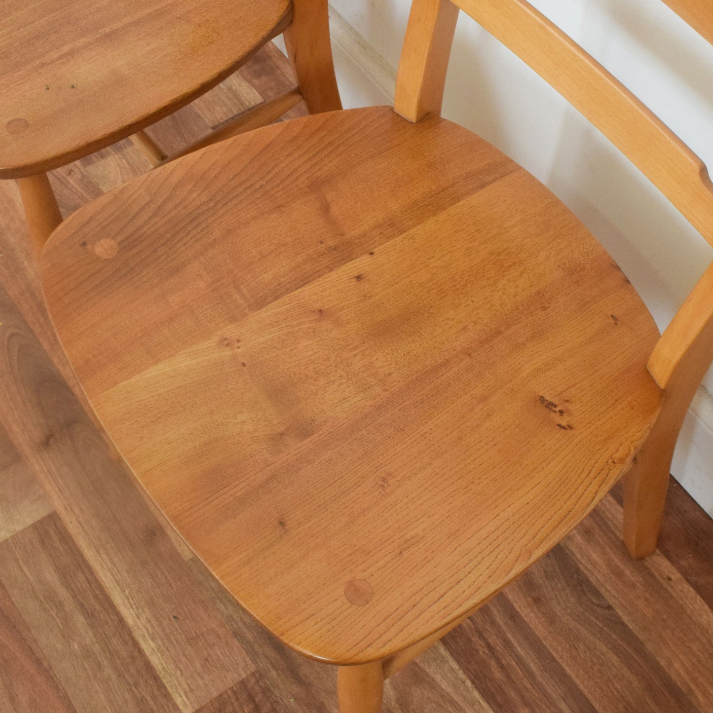 Pair of Ercol Ladder Back Chairs