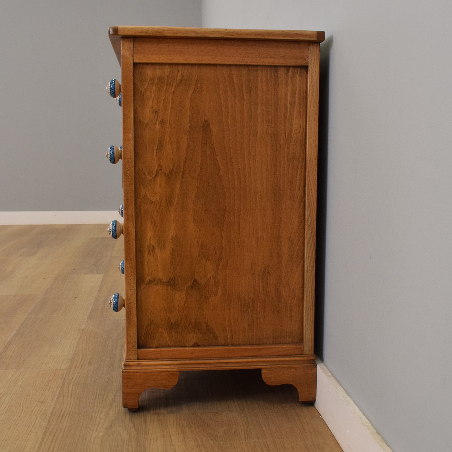 Small Restored Oak Chest of Drawers