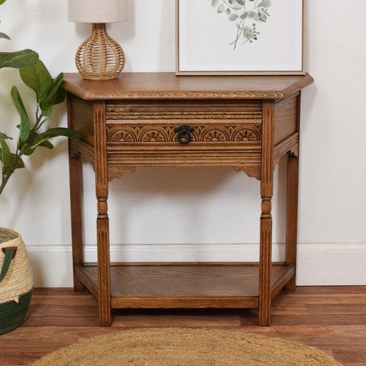 Oak Hall Table