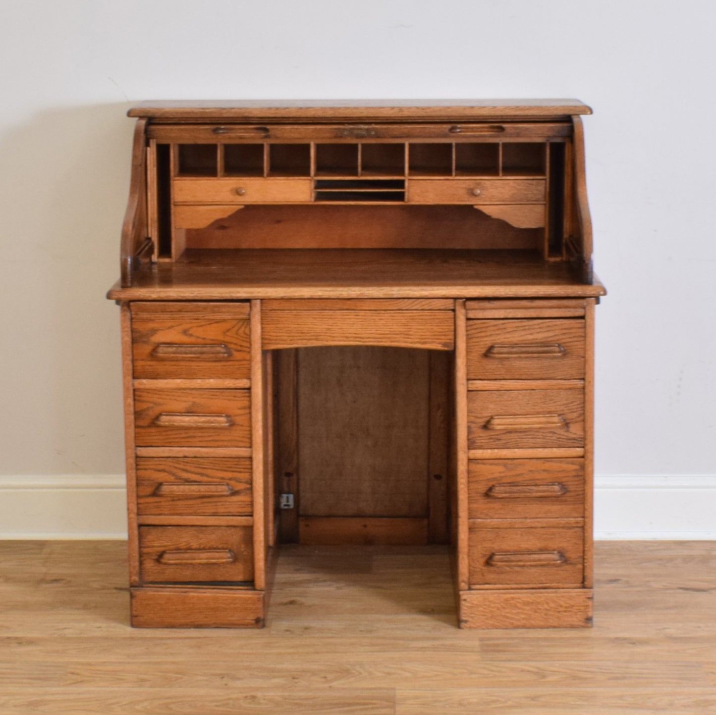 Oak Roll Top Desk