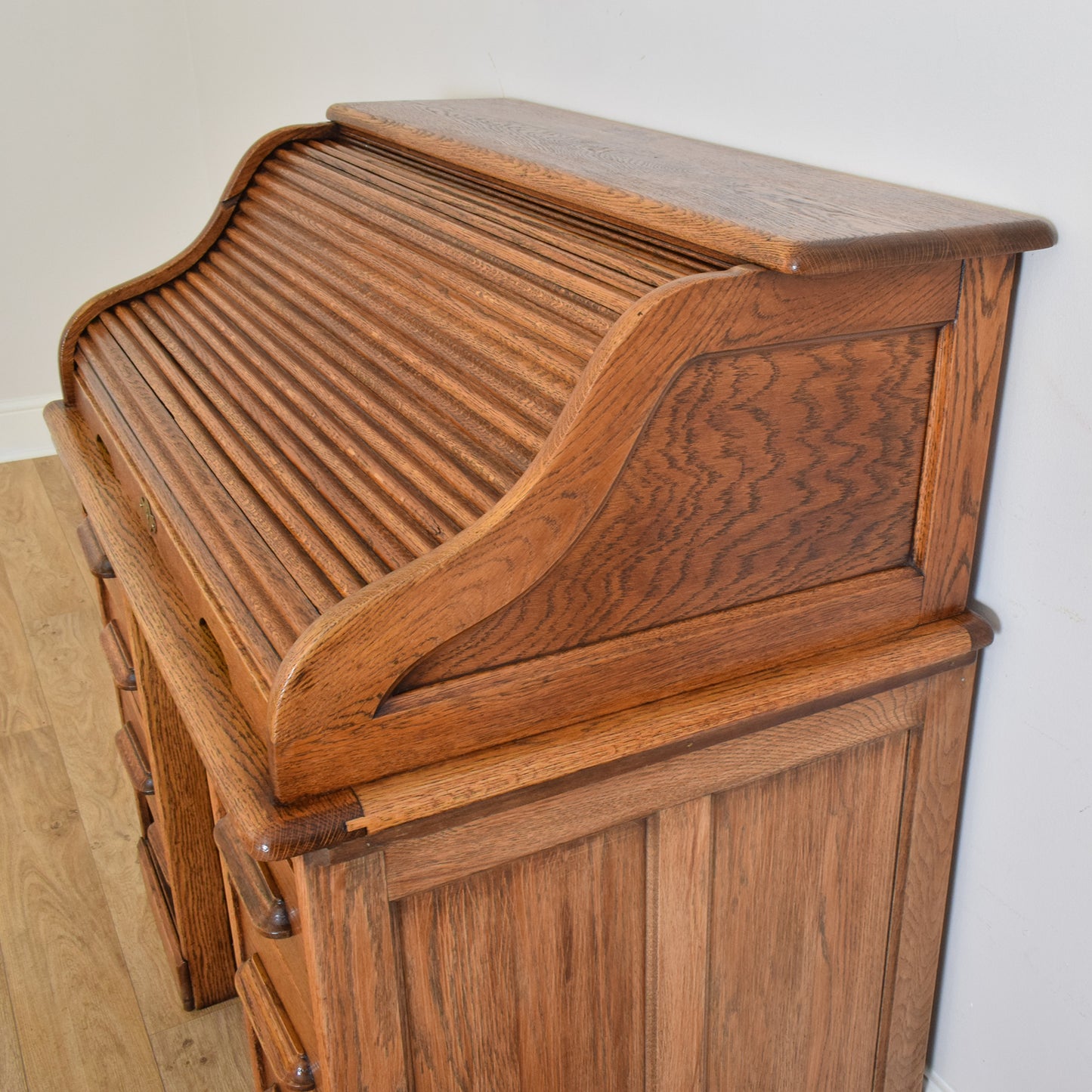 Oak Roll Top Desk