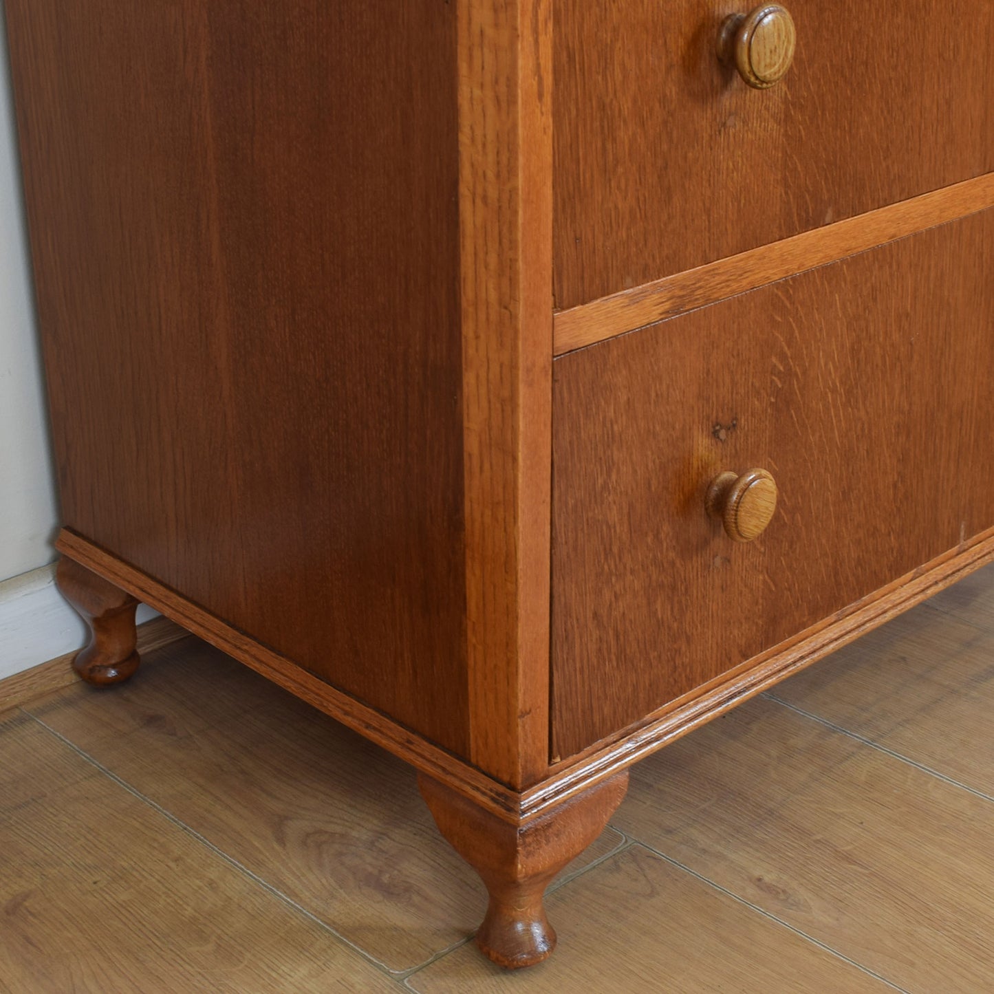 Tall Oak Chest Of Drawers
