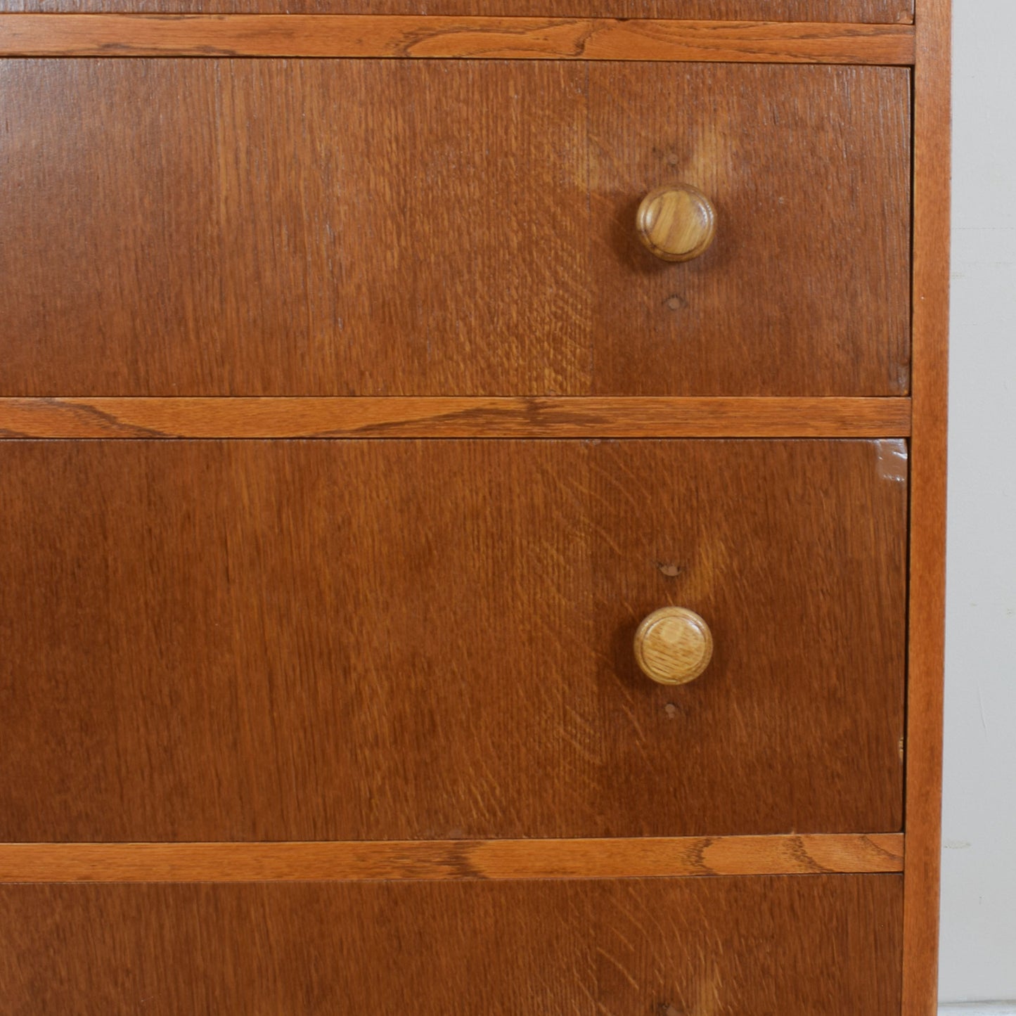 Tall Oak Chest Of Drawers
