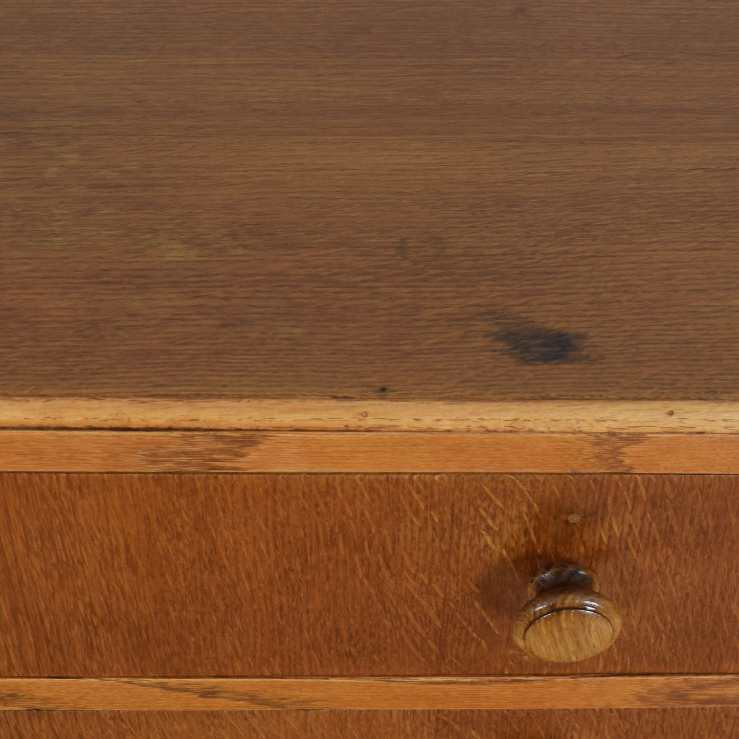 Tall Oak Chest Of Drawers