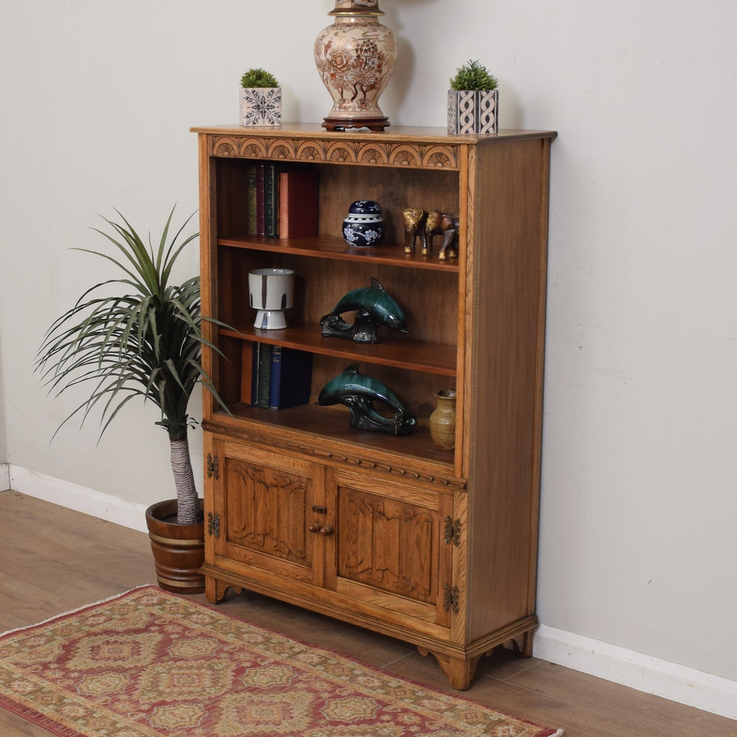 Restored Oak Bookcase