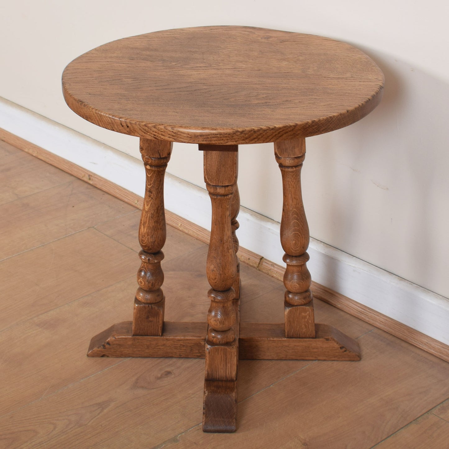 Vintage Oak Side Table