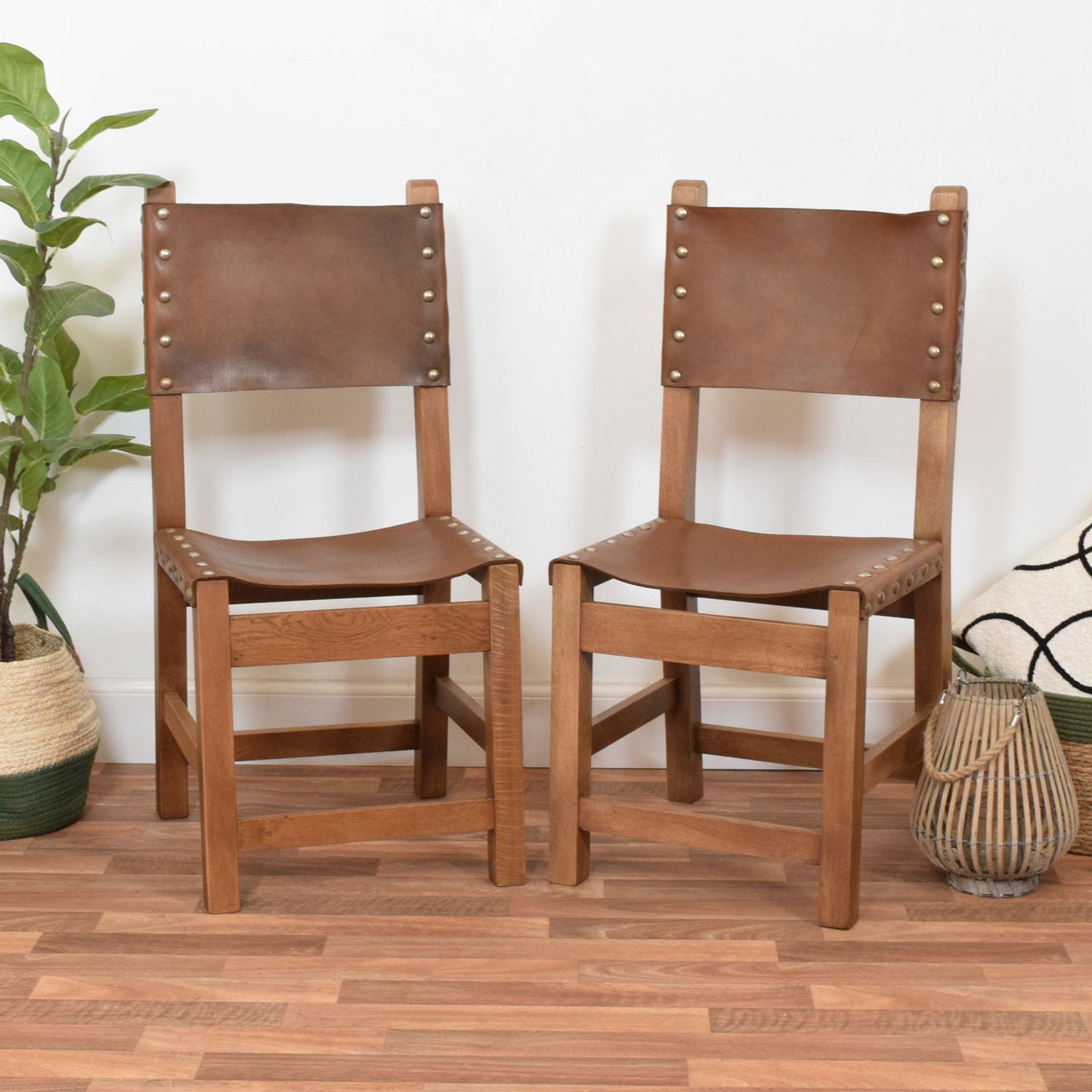 Pair of Spanish Colonial Style Chairs