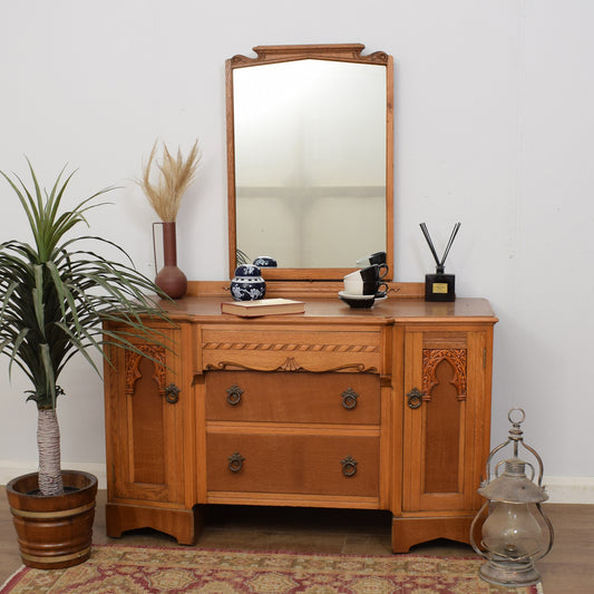 Restored Oak Dressing Table