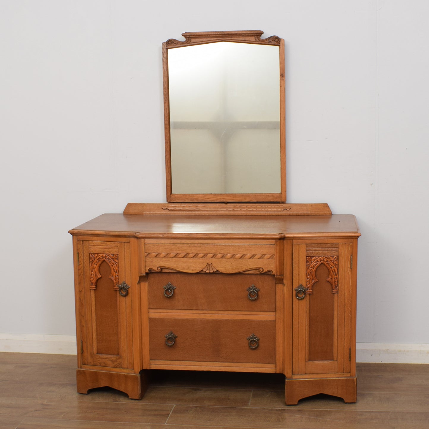 Restored Oak Dressing Table