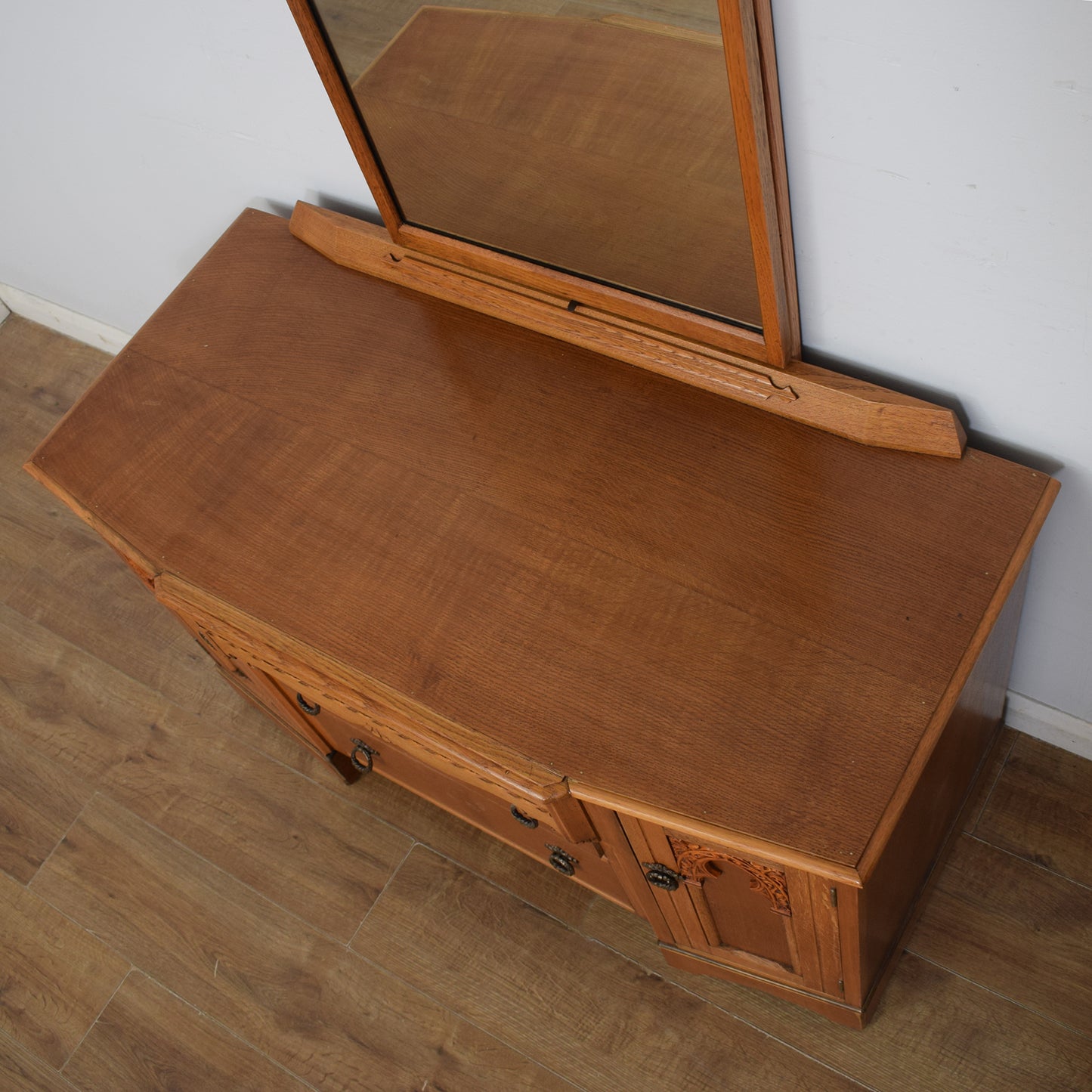 Restored Oak Dressing Table