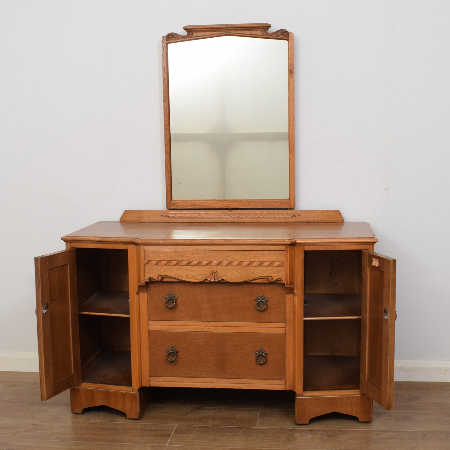 Restored Oak Dressing Table