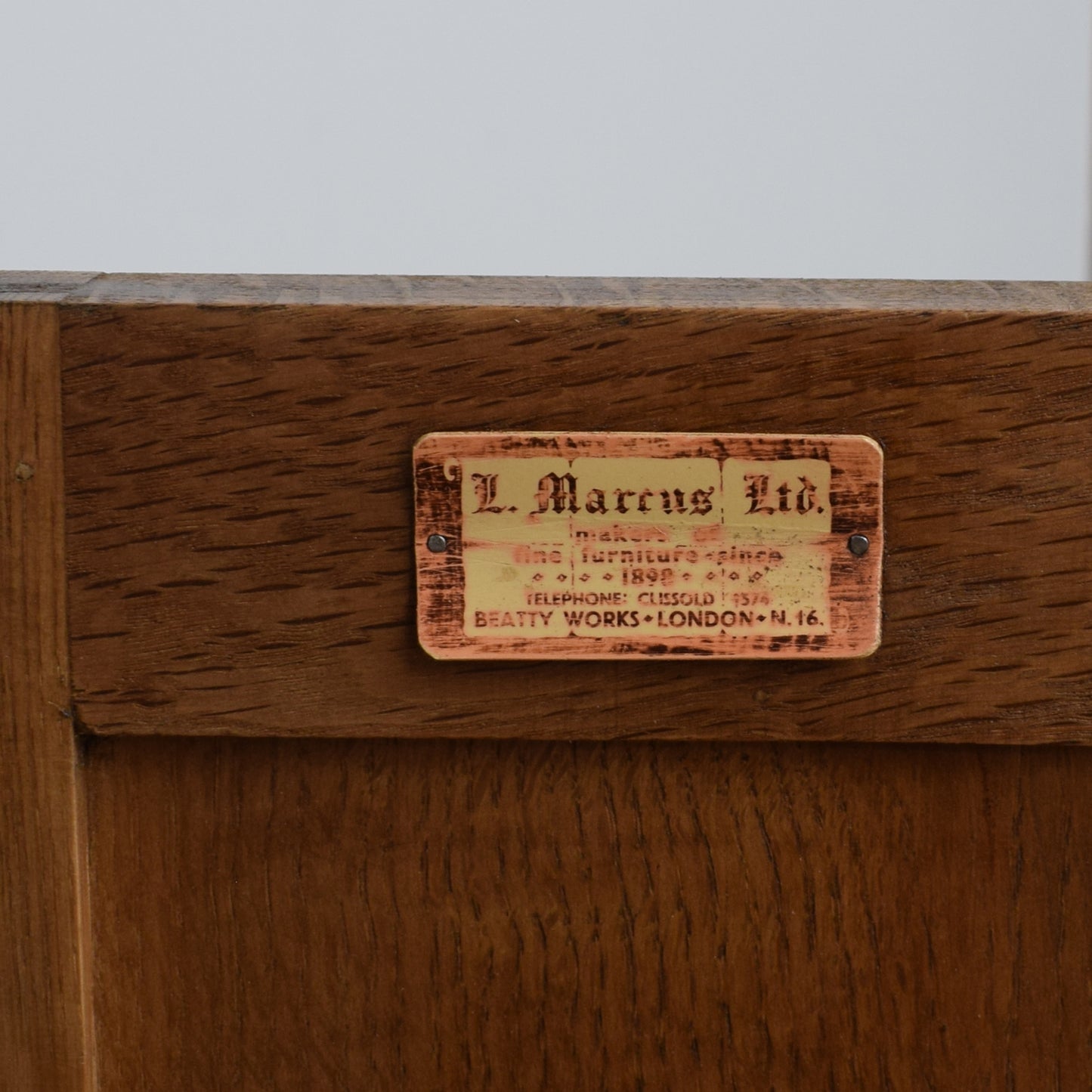 Restored Oak Dressing Table