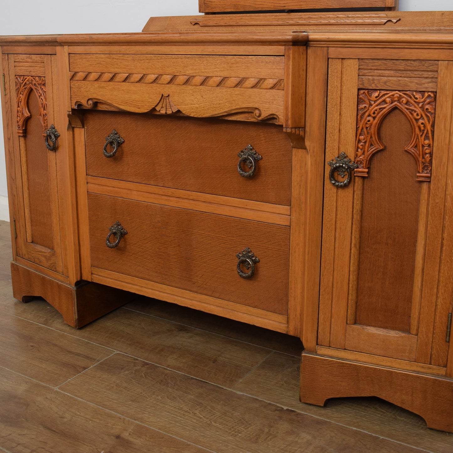 Restored Oak Dressing Table