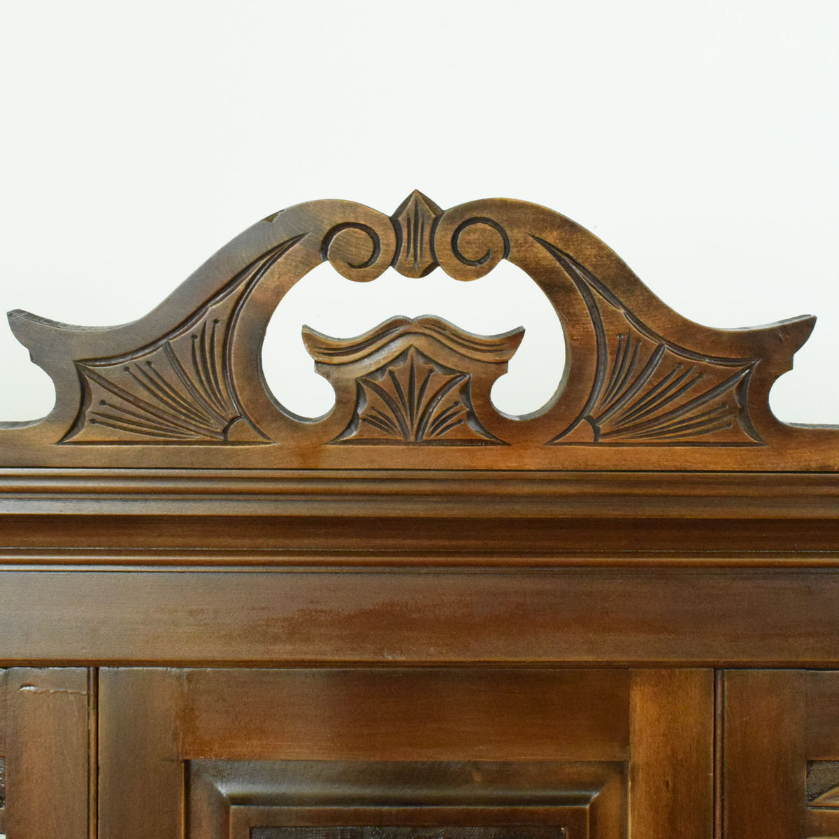 Carved Mahogany Hallrobe
