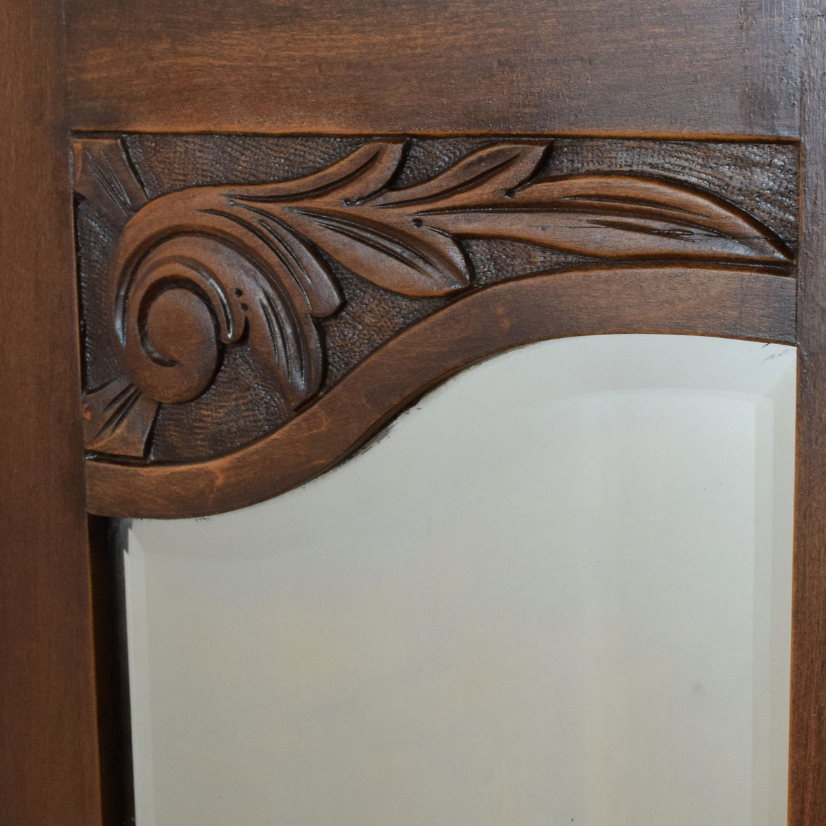 Carved Mahogany Hallrobe