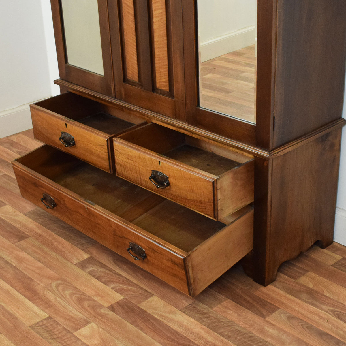 Carved Mahogany Hallrobe