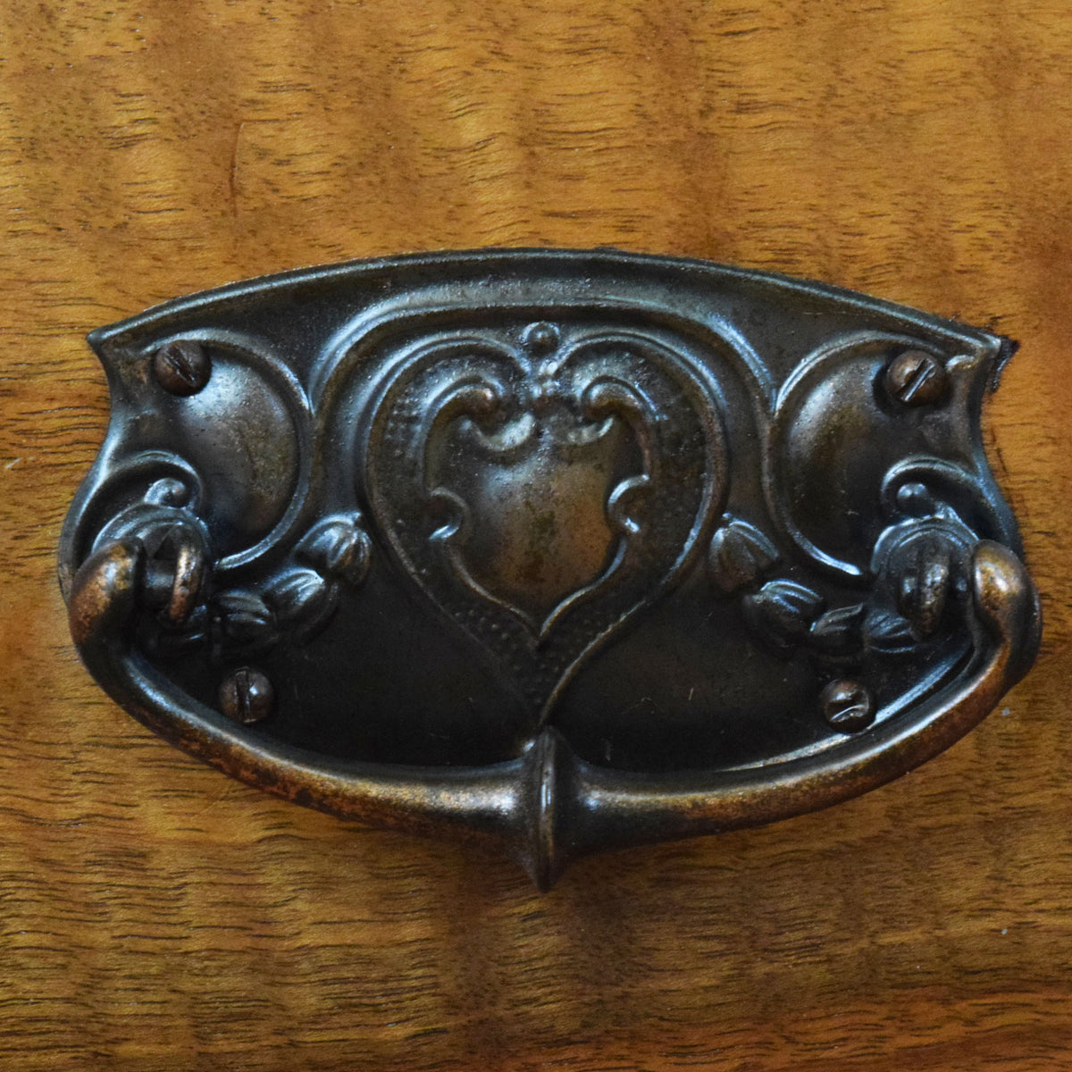 Carved Mahogany Hallrobe