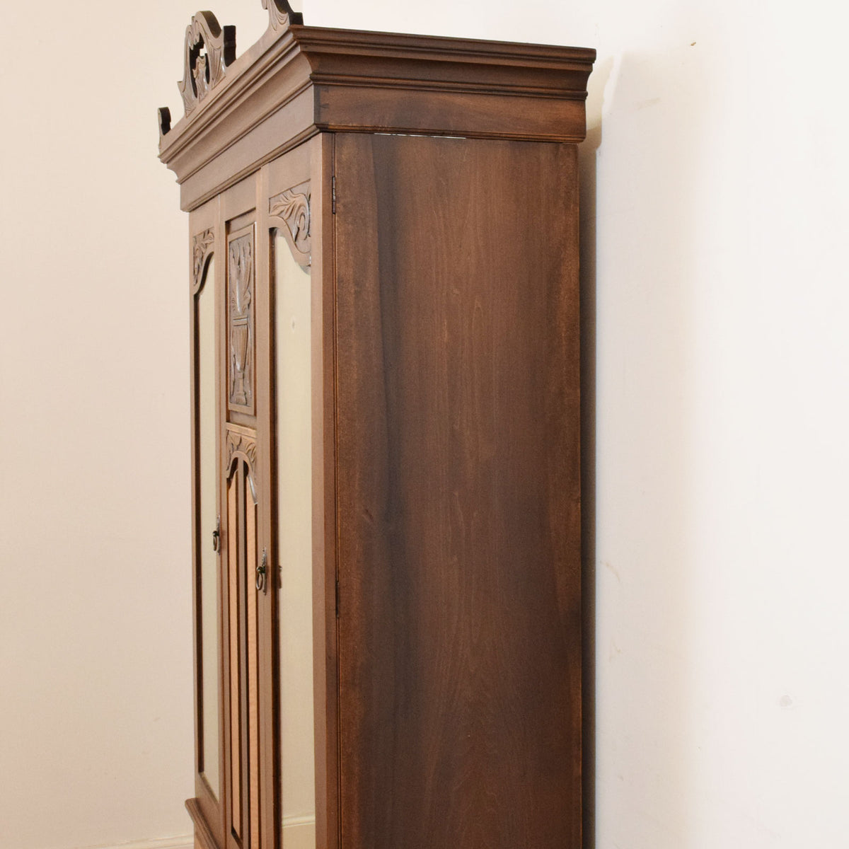 Carved Mahogany Hallrobe