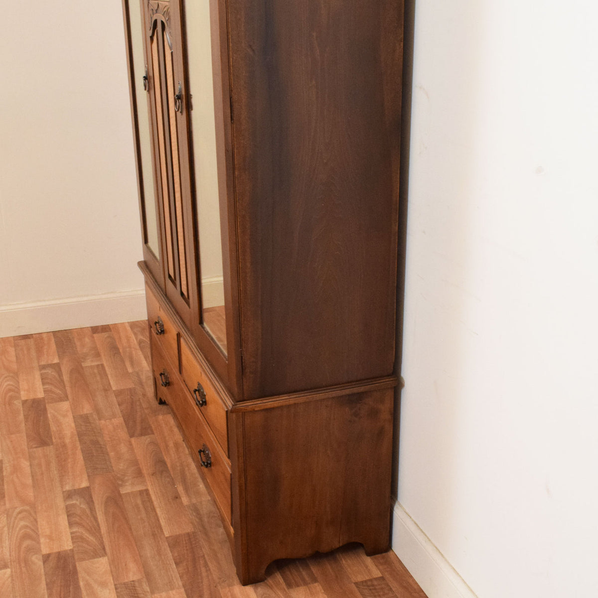 Carved Mahogany Hallrobe