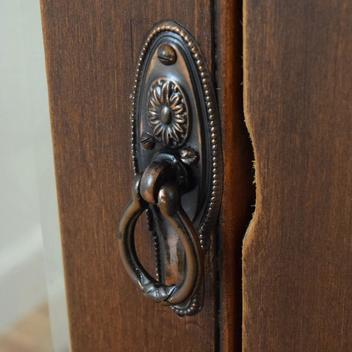 Carved Mahogany Hallrobe
