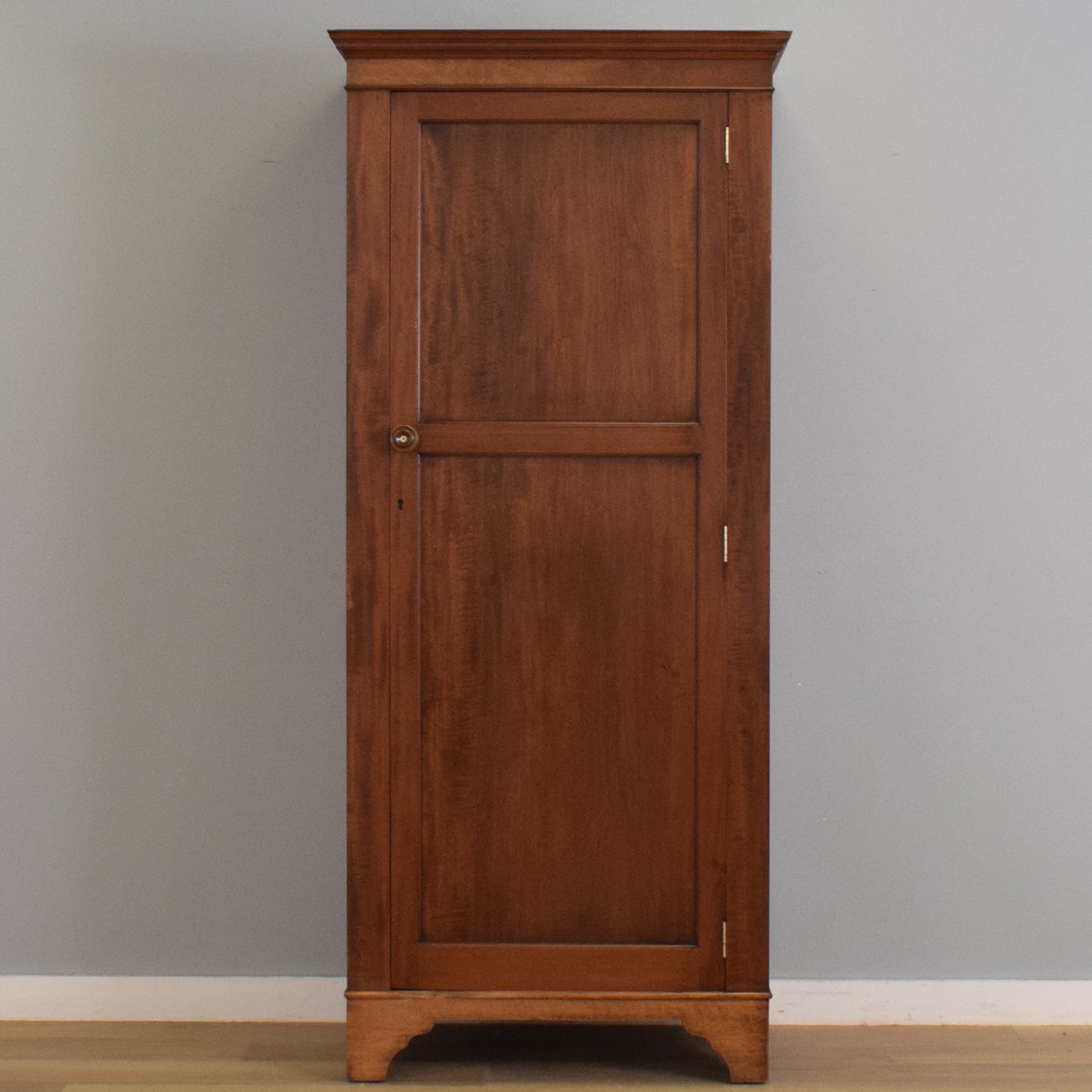 Mahogany Single Wardrobe
