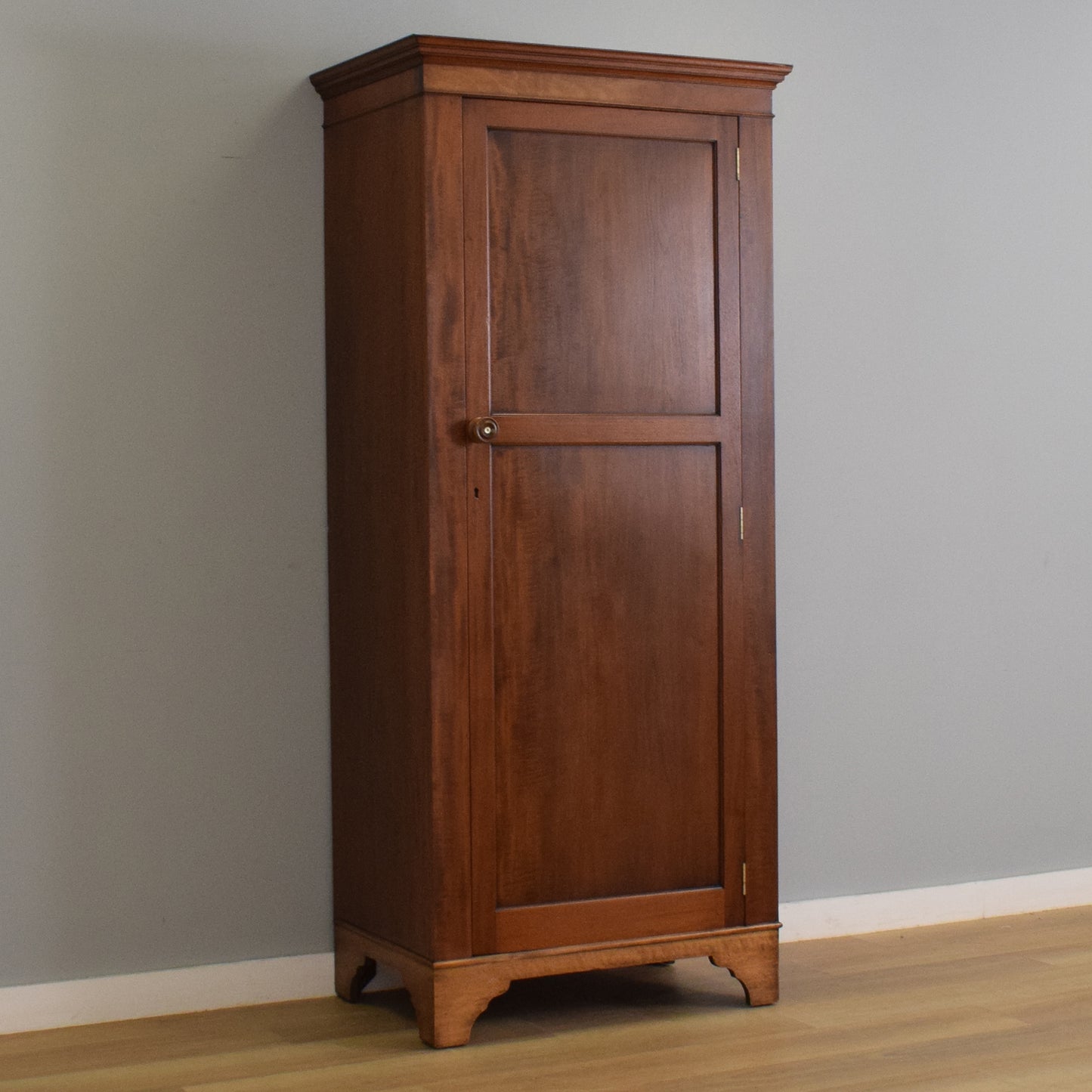 Mahogany Single Wardrobe