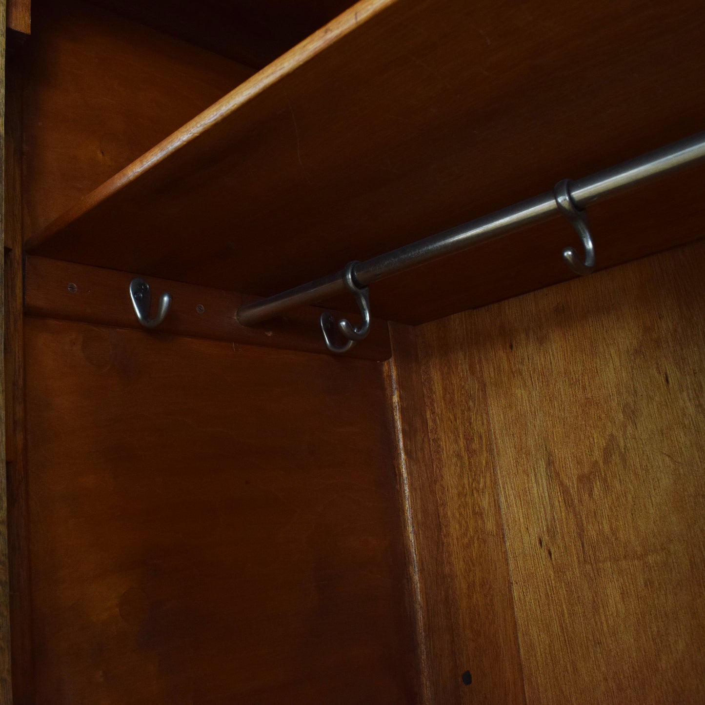 Mahogany Single Wardrobe