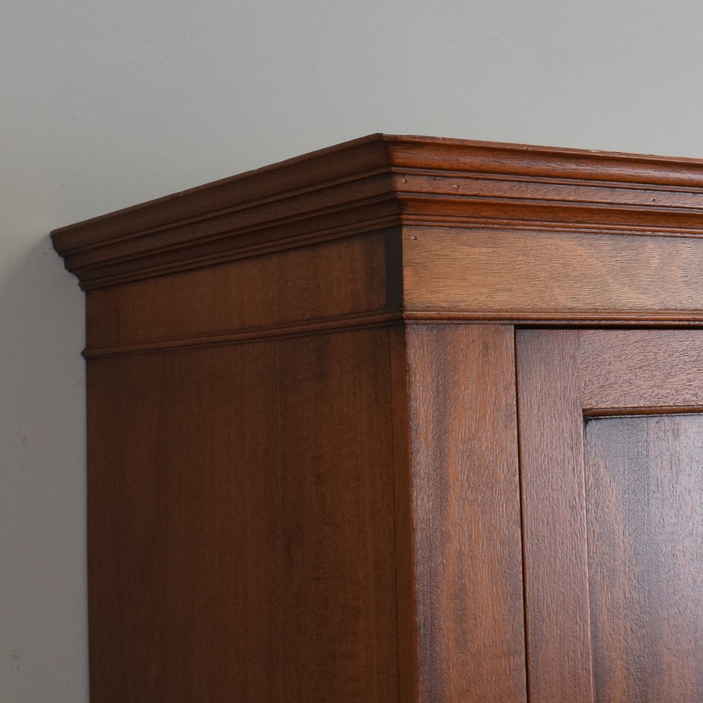 Mahogany Single Wardrobe