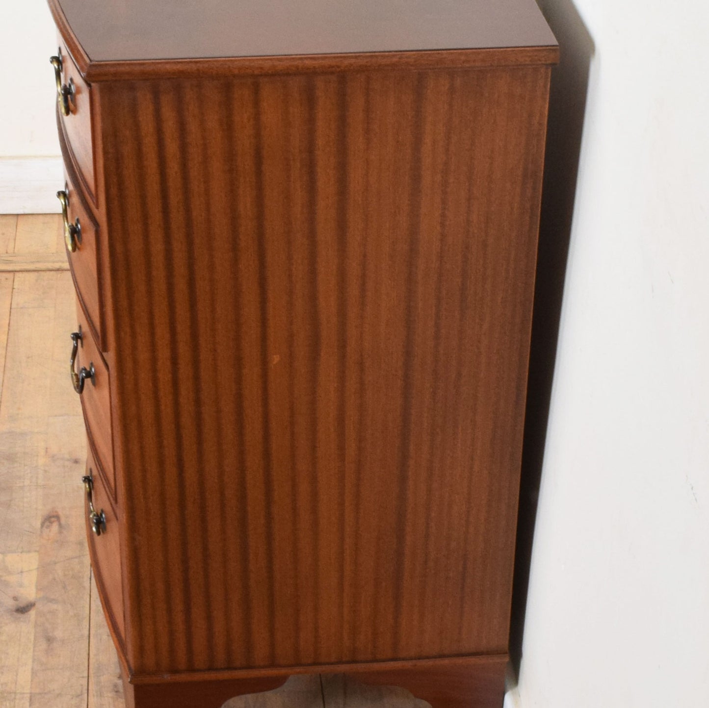 Restored Bow Fronted Chest of Drawers