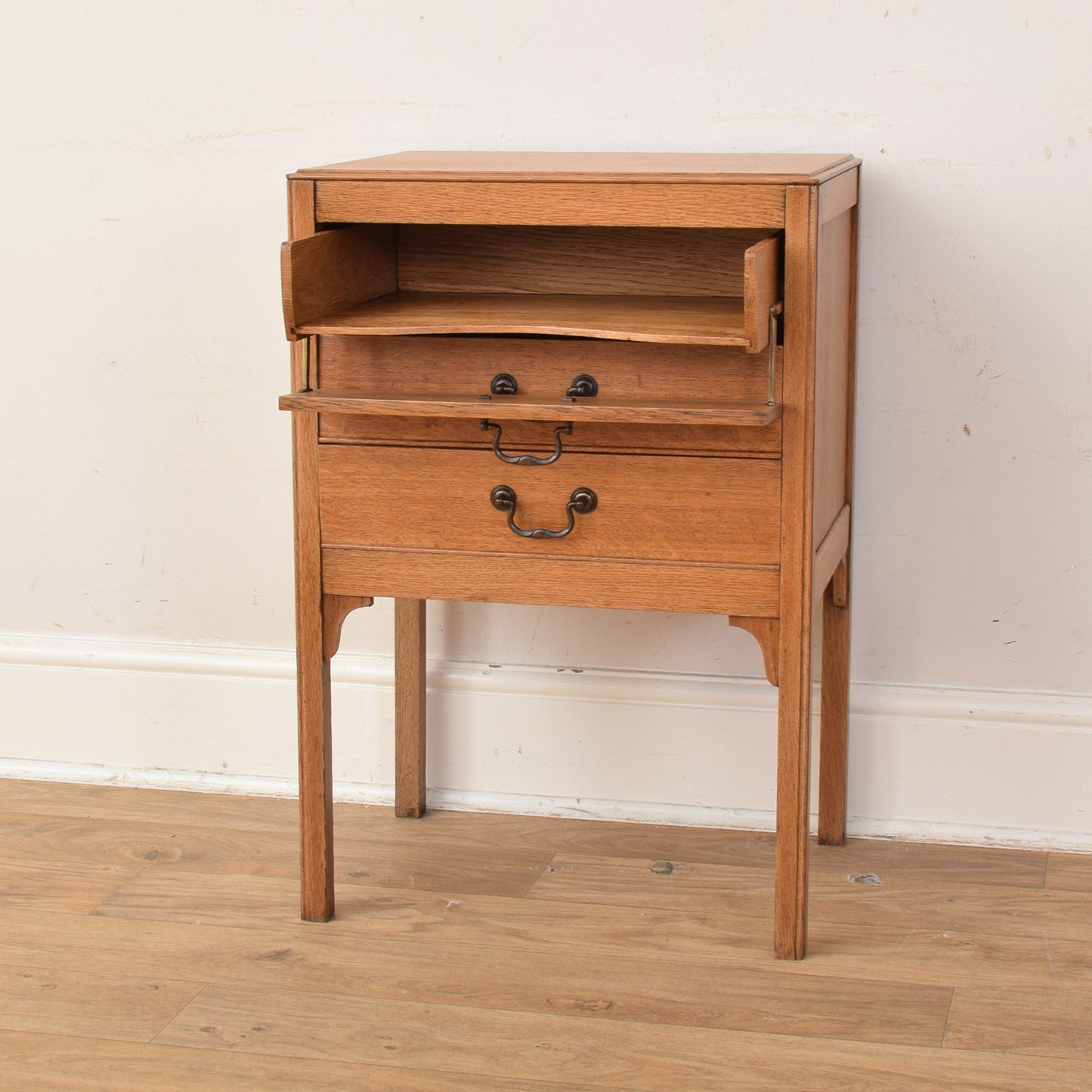 Oak Sheet Music Cabinet